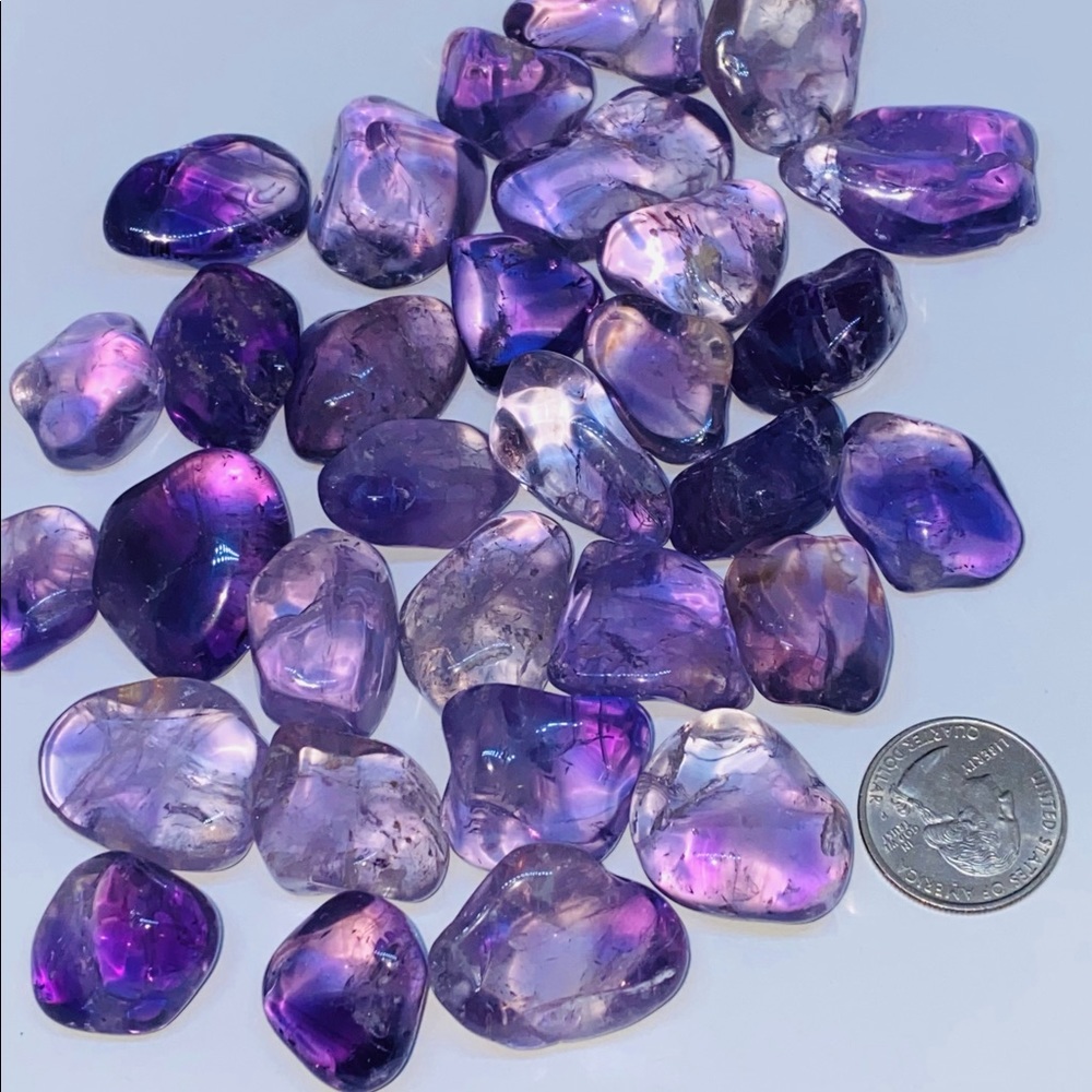 Amethyst Tumbled Crystal - Picture 4 of 4